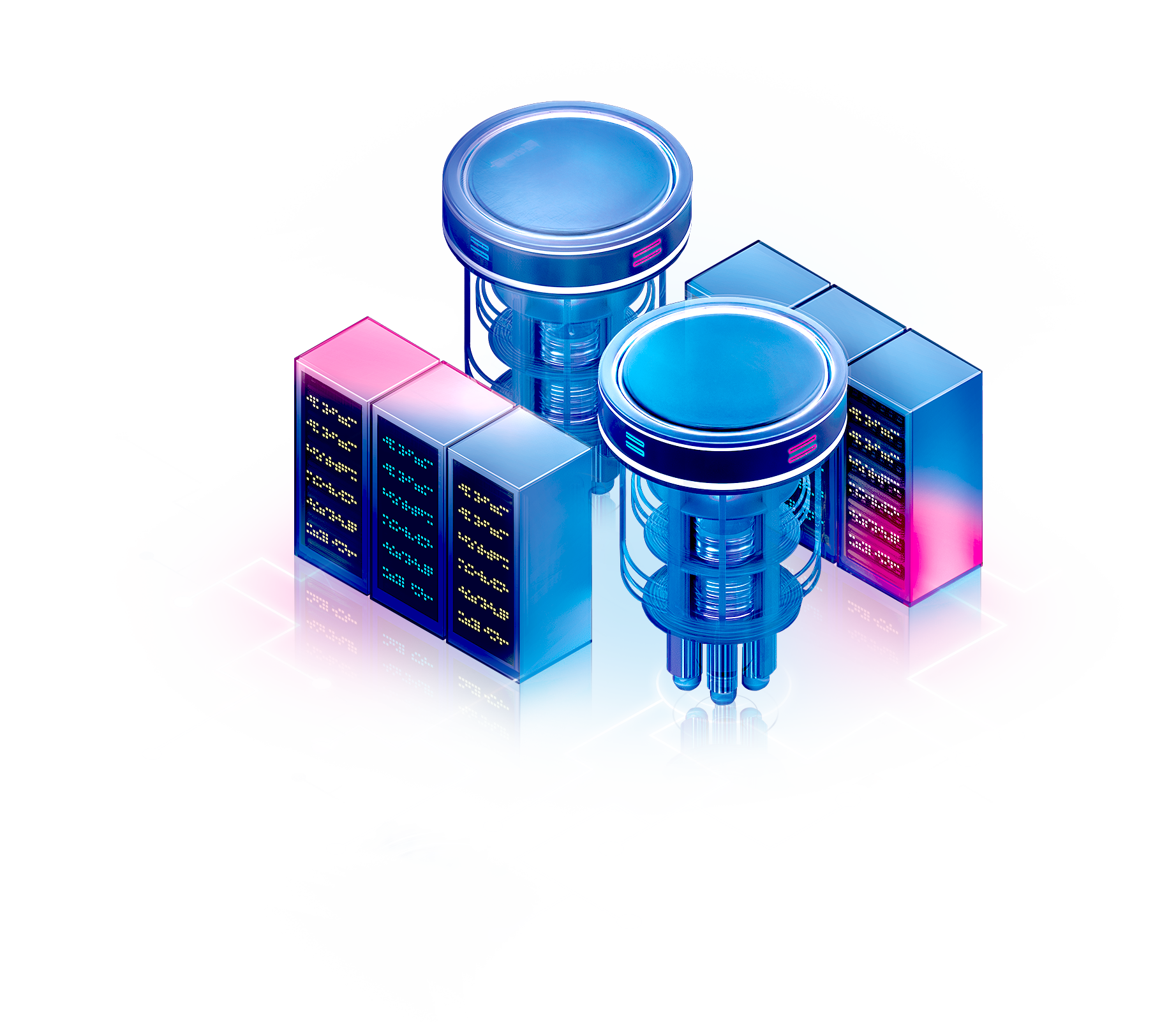 dilution refrigerators and classical compute servers